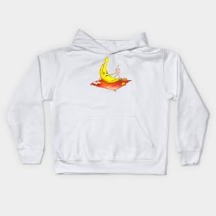 Banana with coffee Kids Hoodie